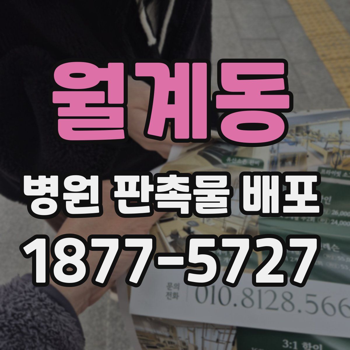 월계동 병원 판촉물 배포