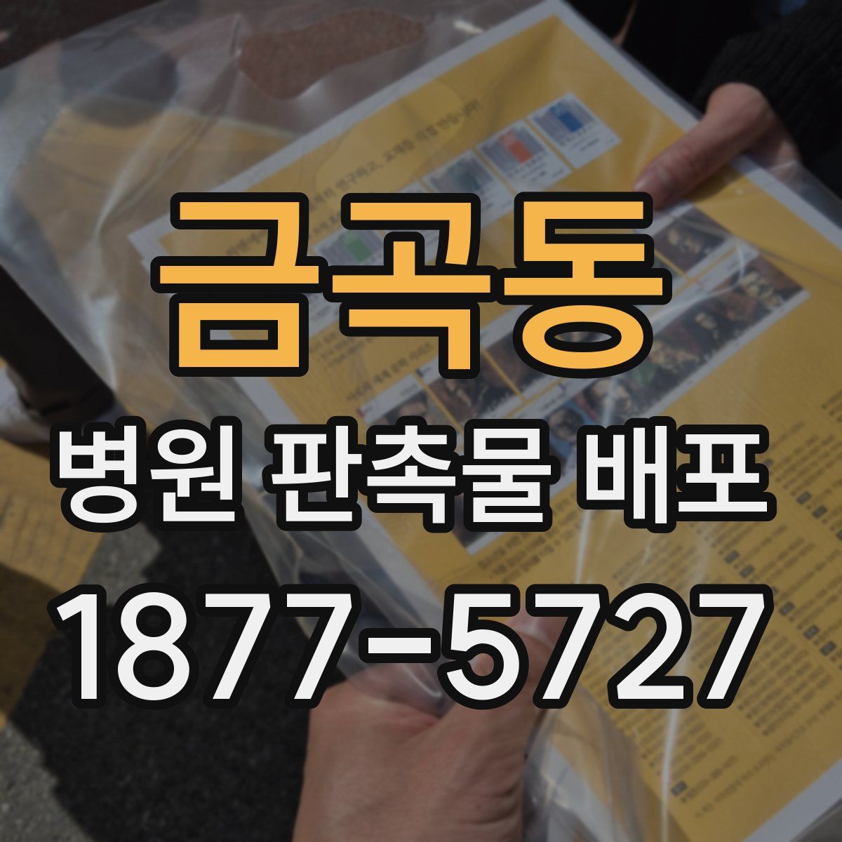 금곡동 병원 판촉물 배포
