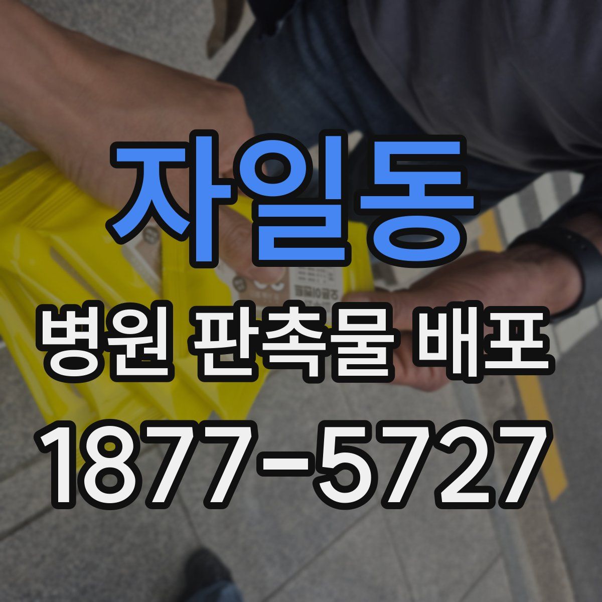 자일동 병원 판촉물 배포