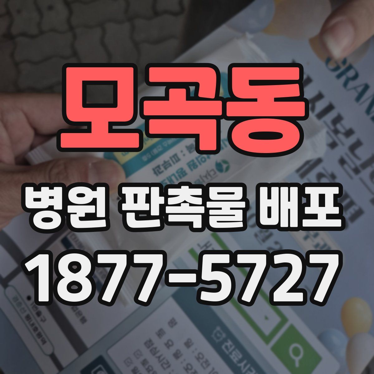 모곡동 병원 판촉물 배포