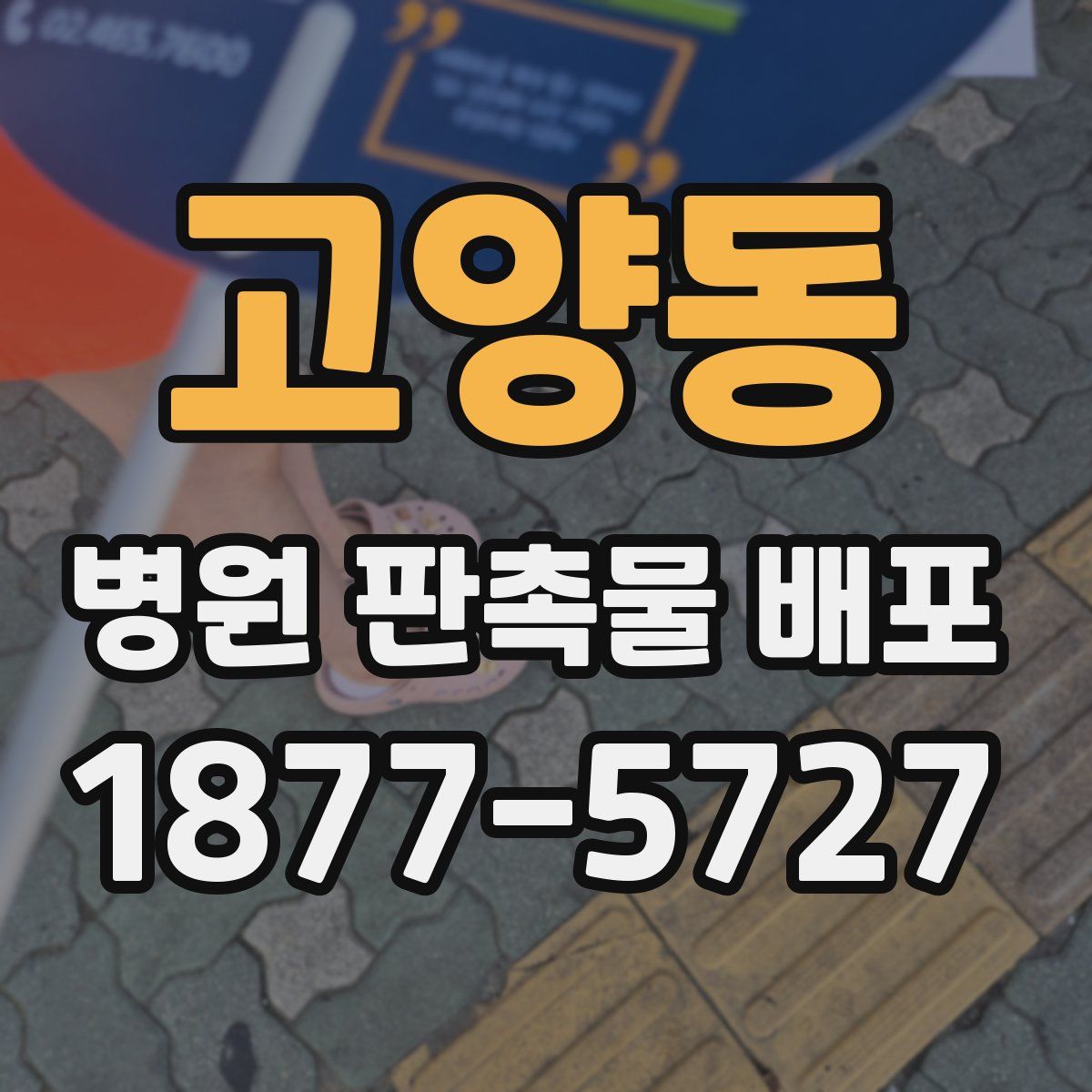 고양동 병원 판촉물 배포
