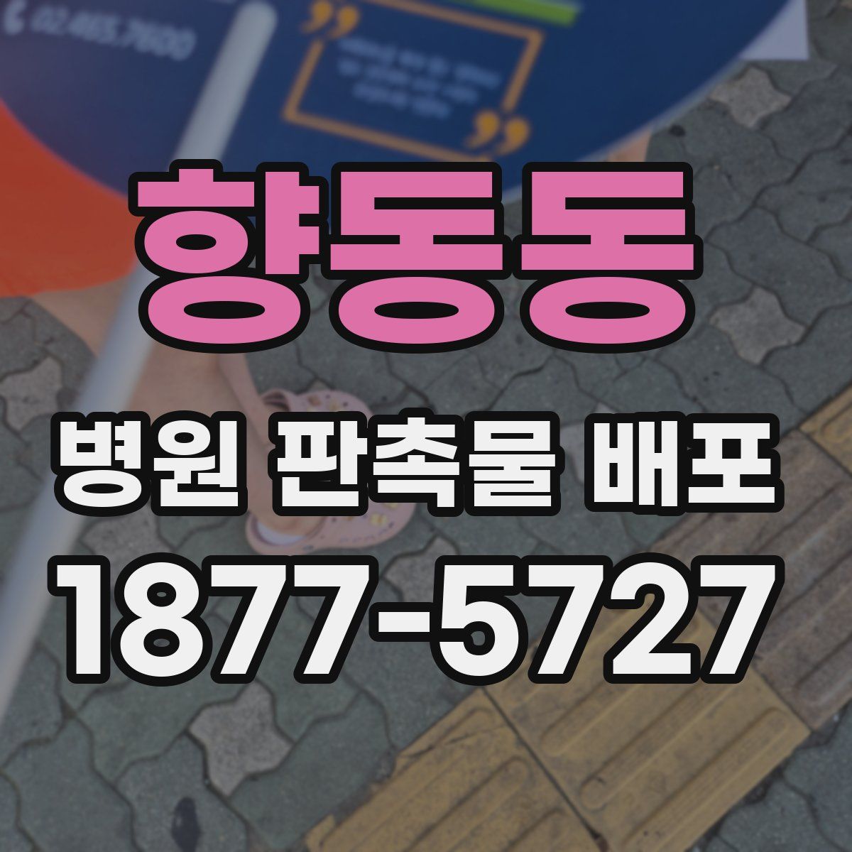 향동동 병원 판촉물 배포