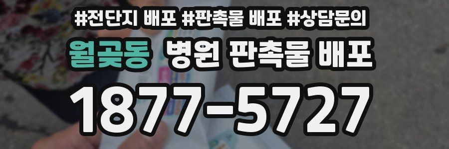 월곶동 병원 판촉물 배포