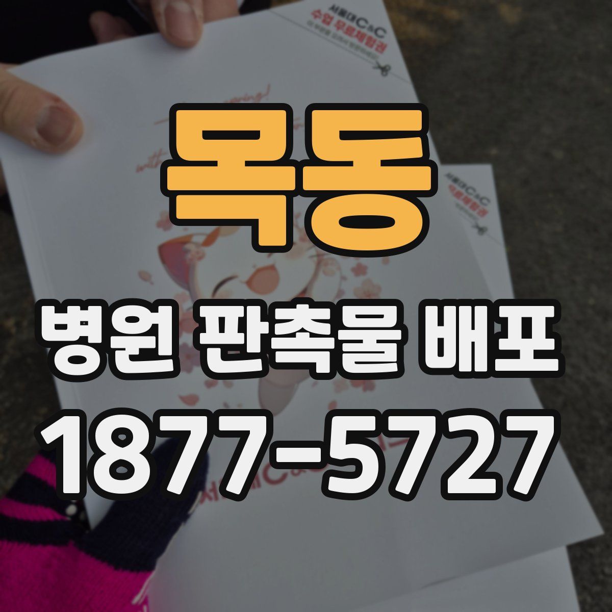 목동 병원 판촉물 배포