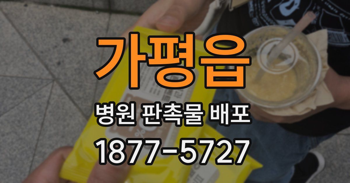 가평읍 병원 판촉물 배포