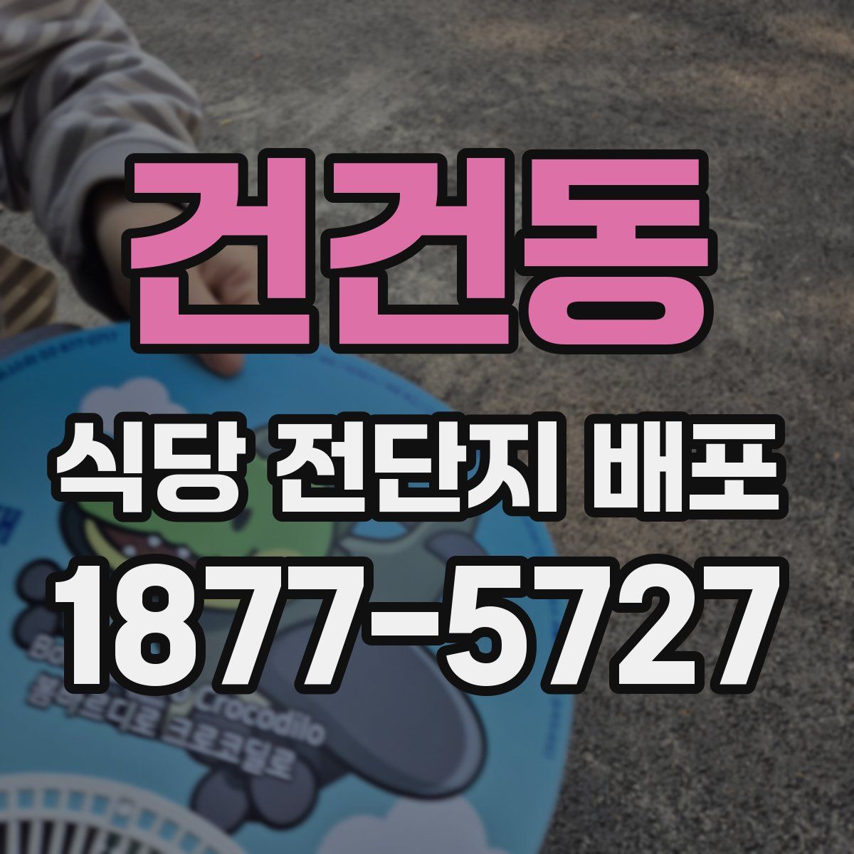건건동 식당 전단지 배포