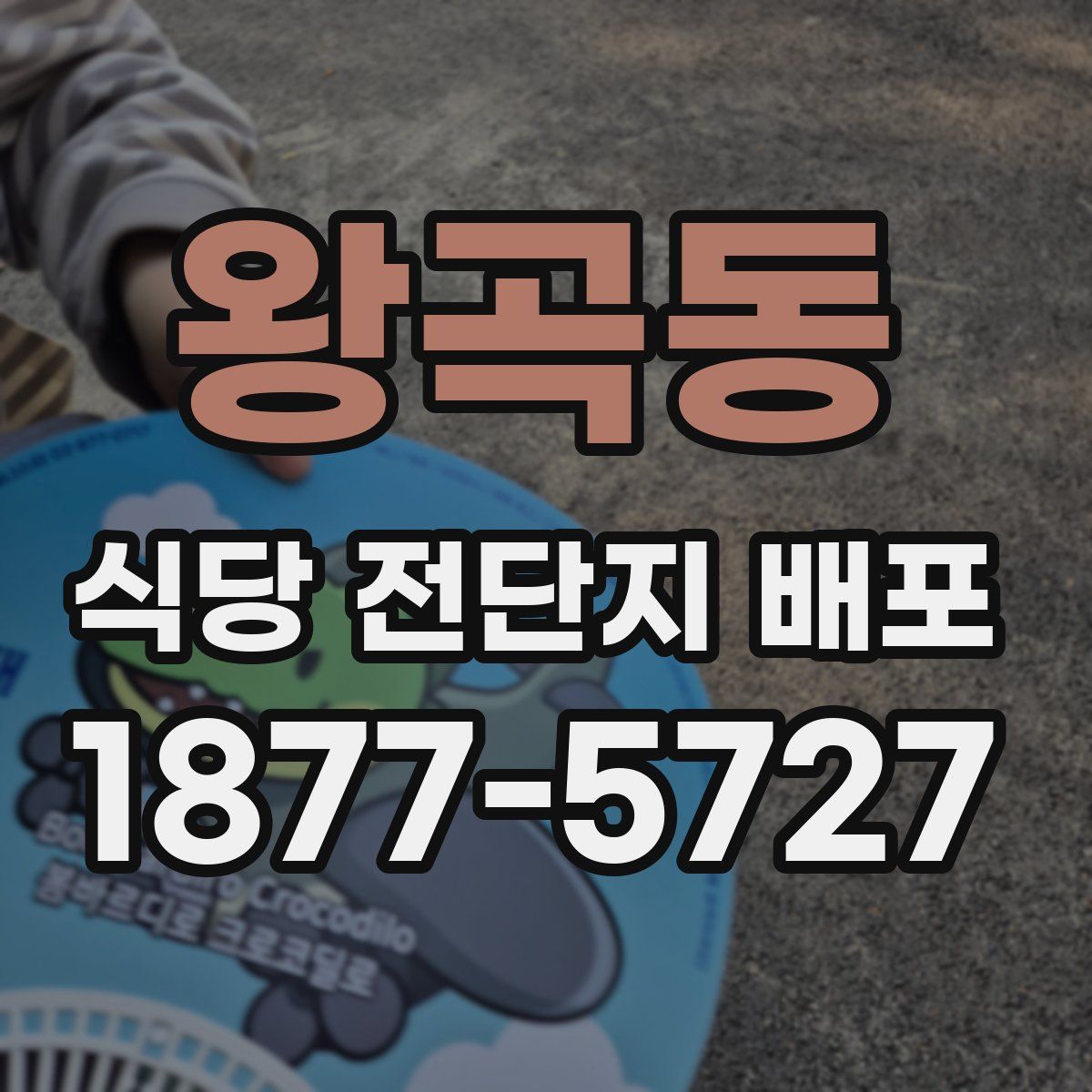 왕곡동 식당 전단지 배포