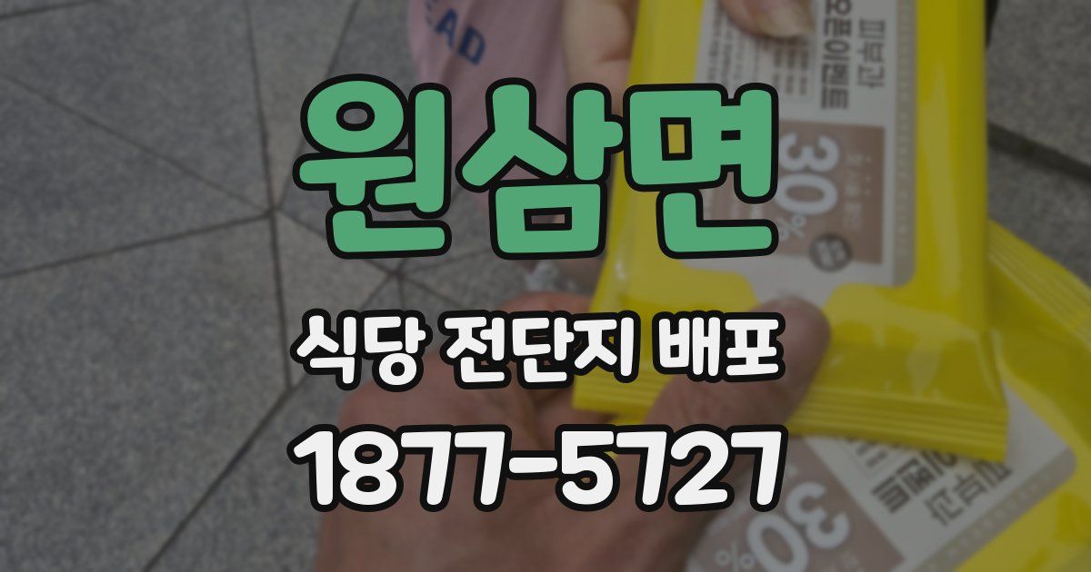 원삼면 식당 전단지 배포