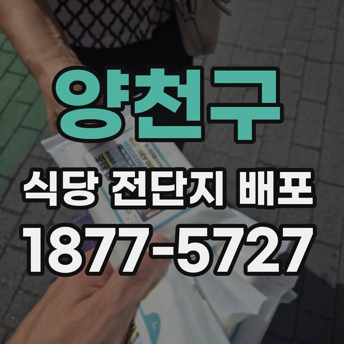 양천구 식당 전단지 배포