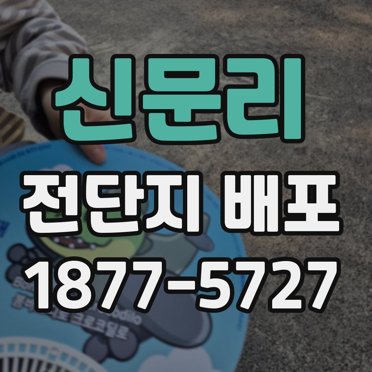 신문리 전단지 배포