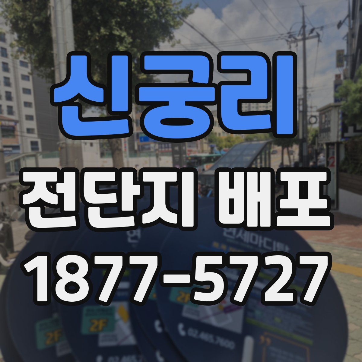 신궁리 전단지 배포