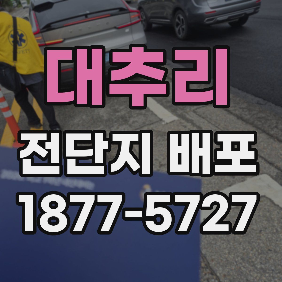 대추리 전단지 배포