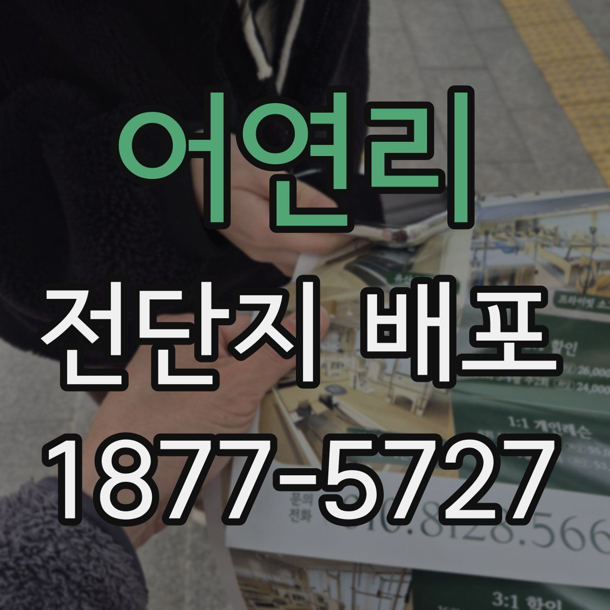 어연리 전단지 배포