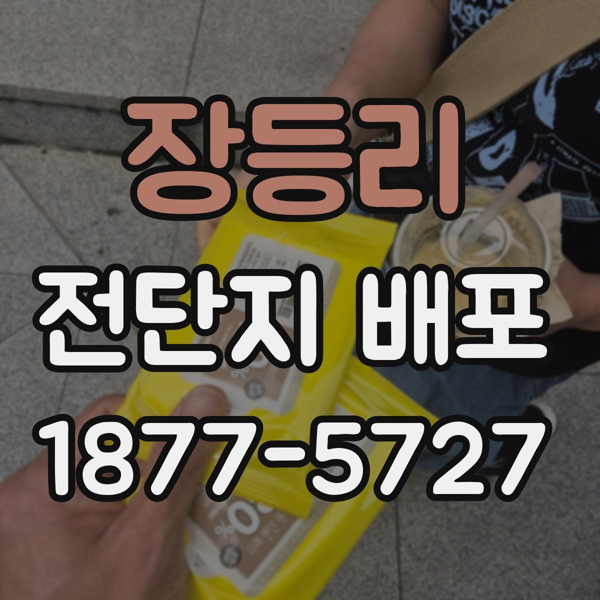장등리 전단지 배포