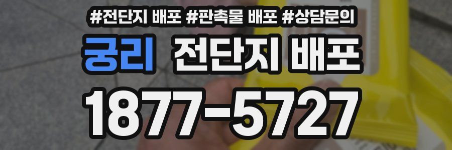 궁리 전단지 배포
