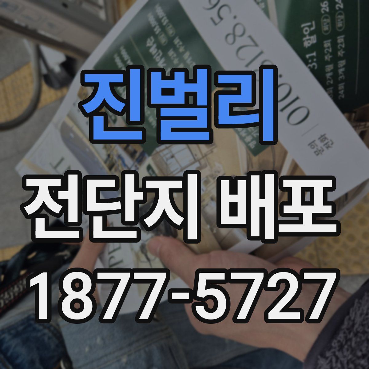 진벌리 전단지 배포