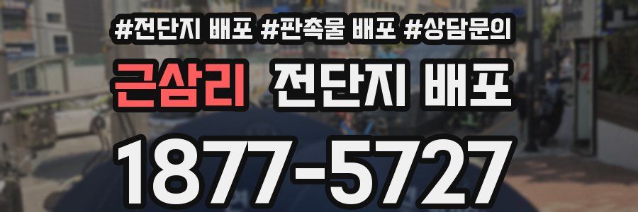 근삼리 전단지 배포