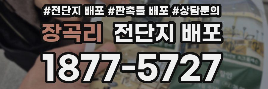 장곡리 전단지 배포