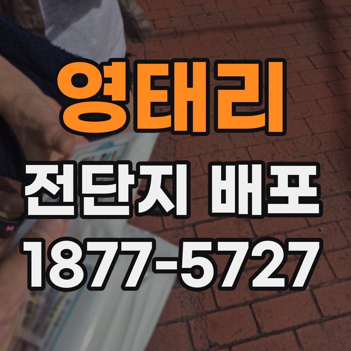 영태리 전단지 배포