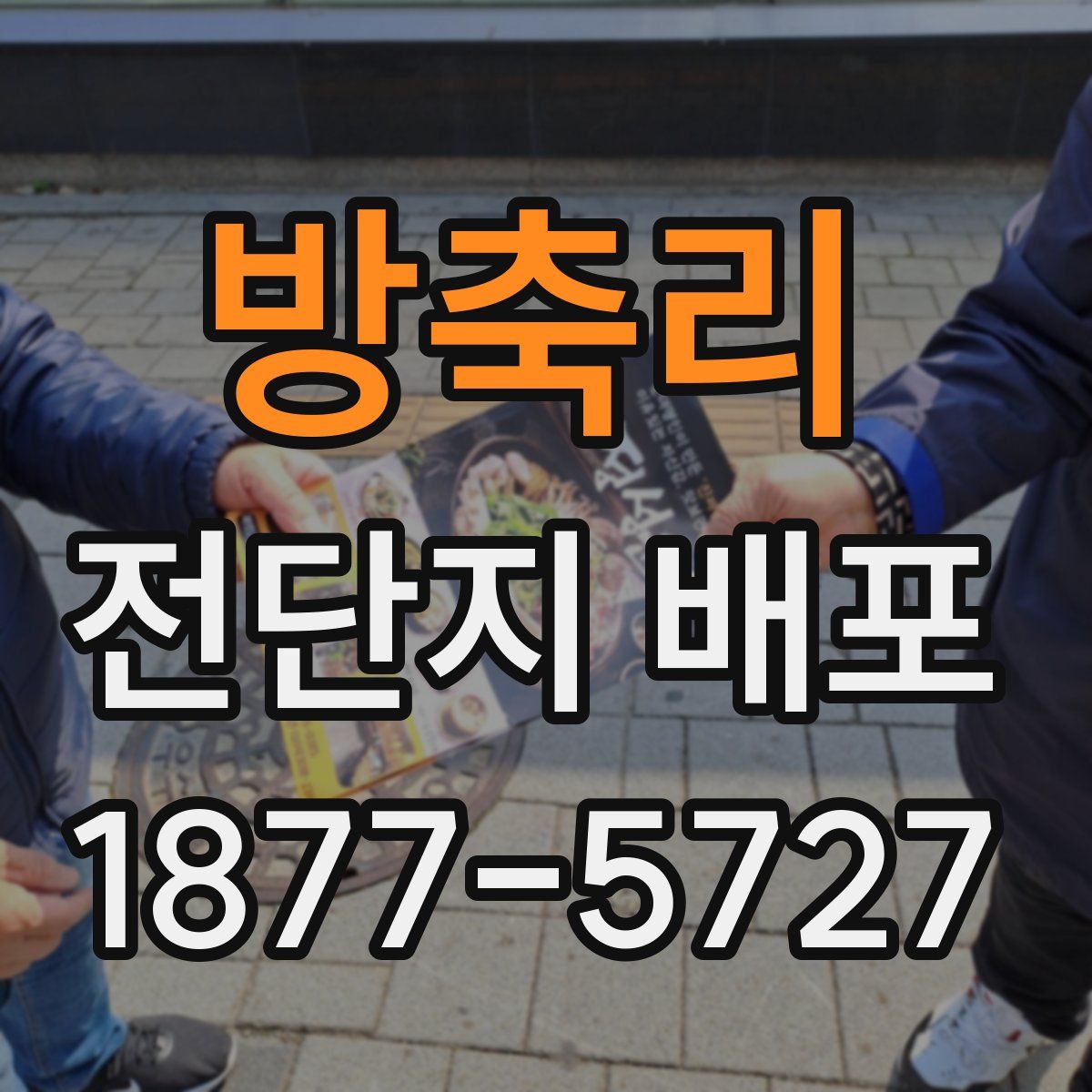 방축리 전단지 배포