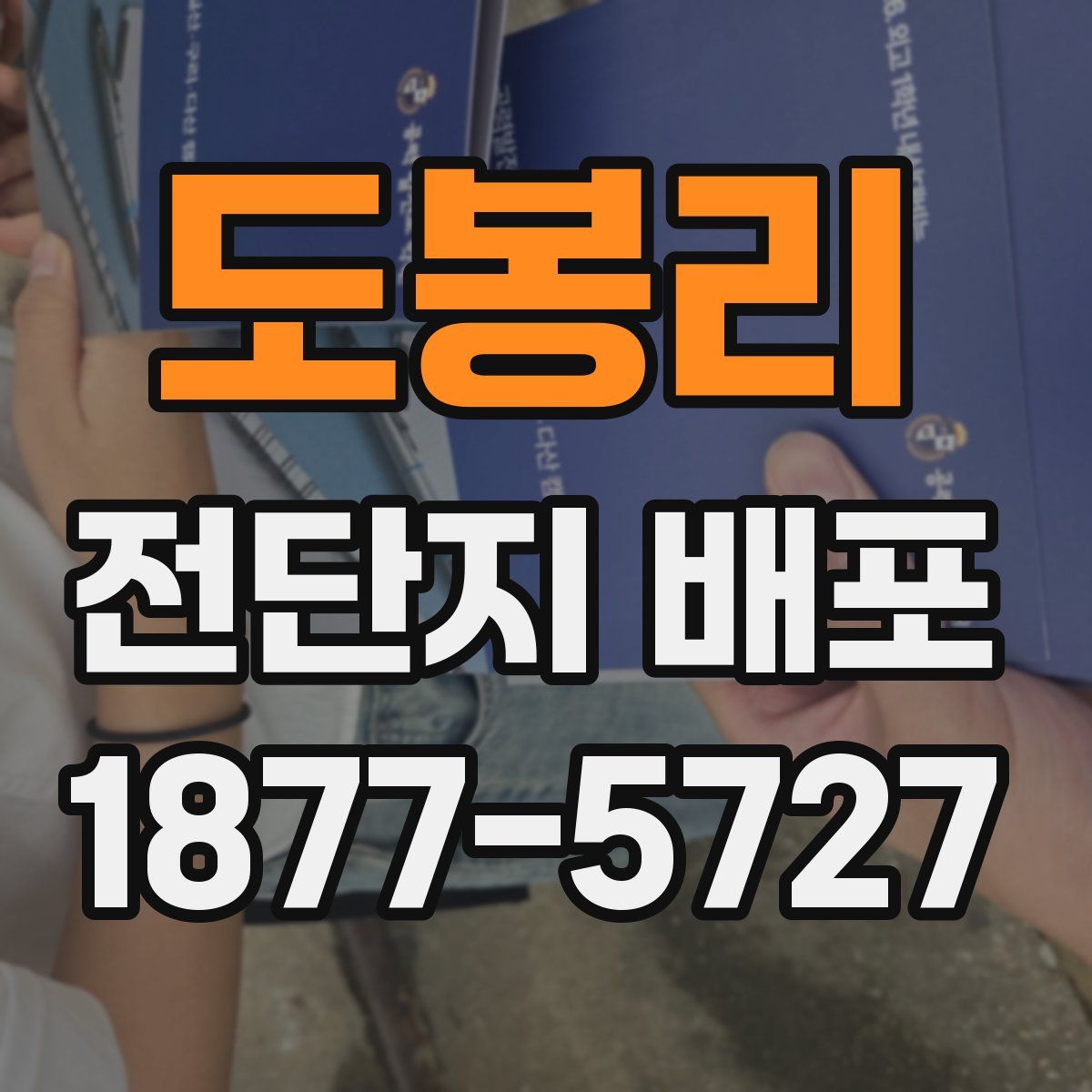 도봉리 전단지 배포