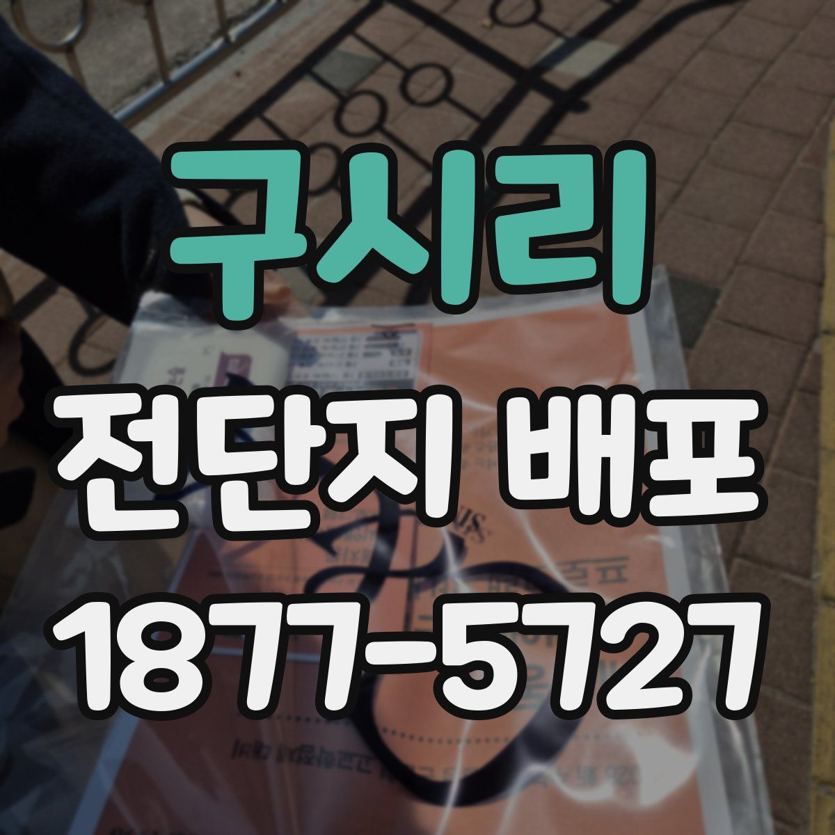 구시리 전단지 배포