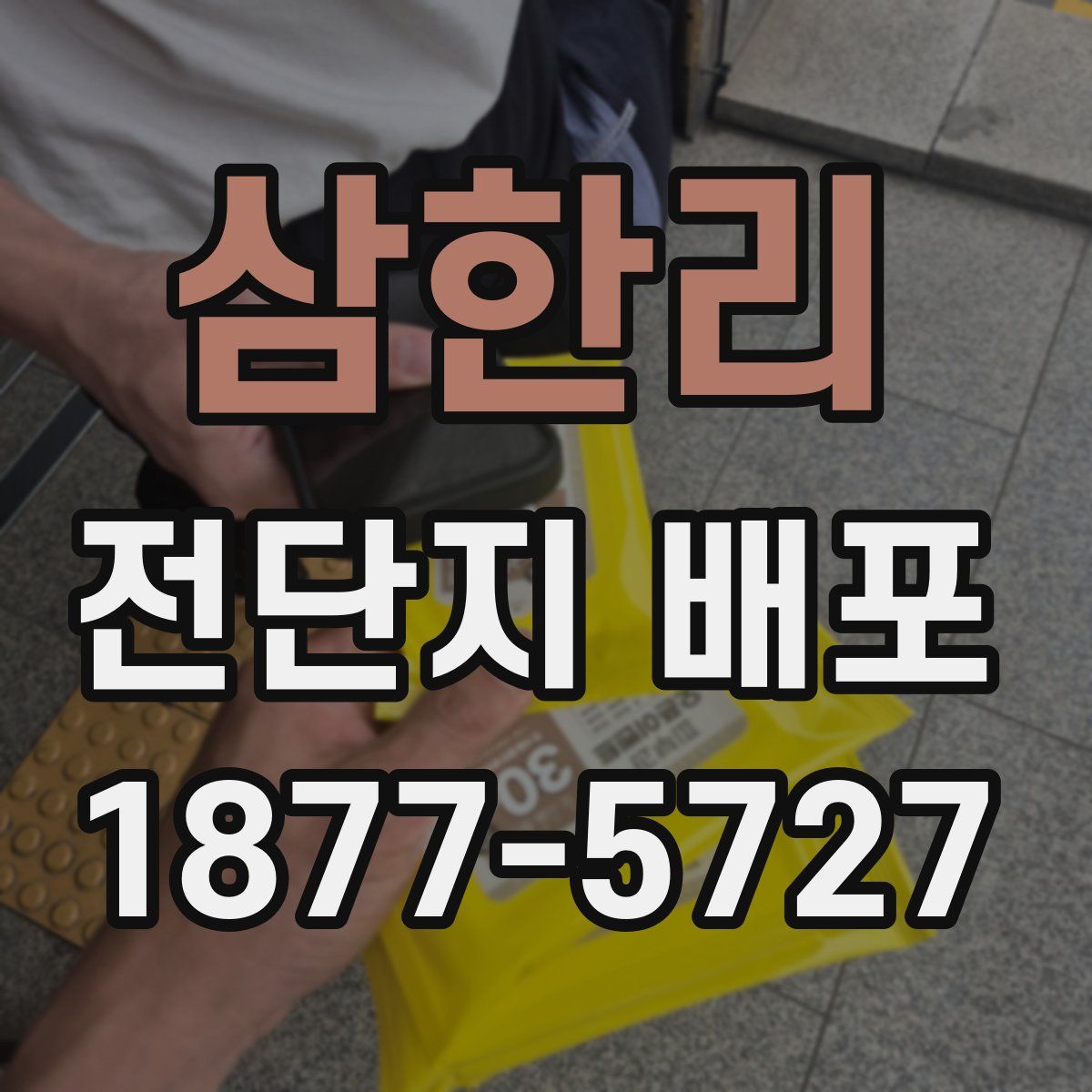 삼한리 전단지 배포