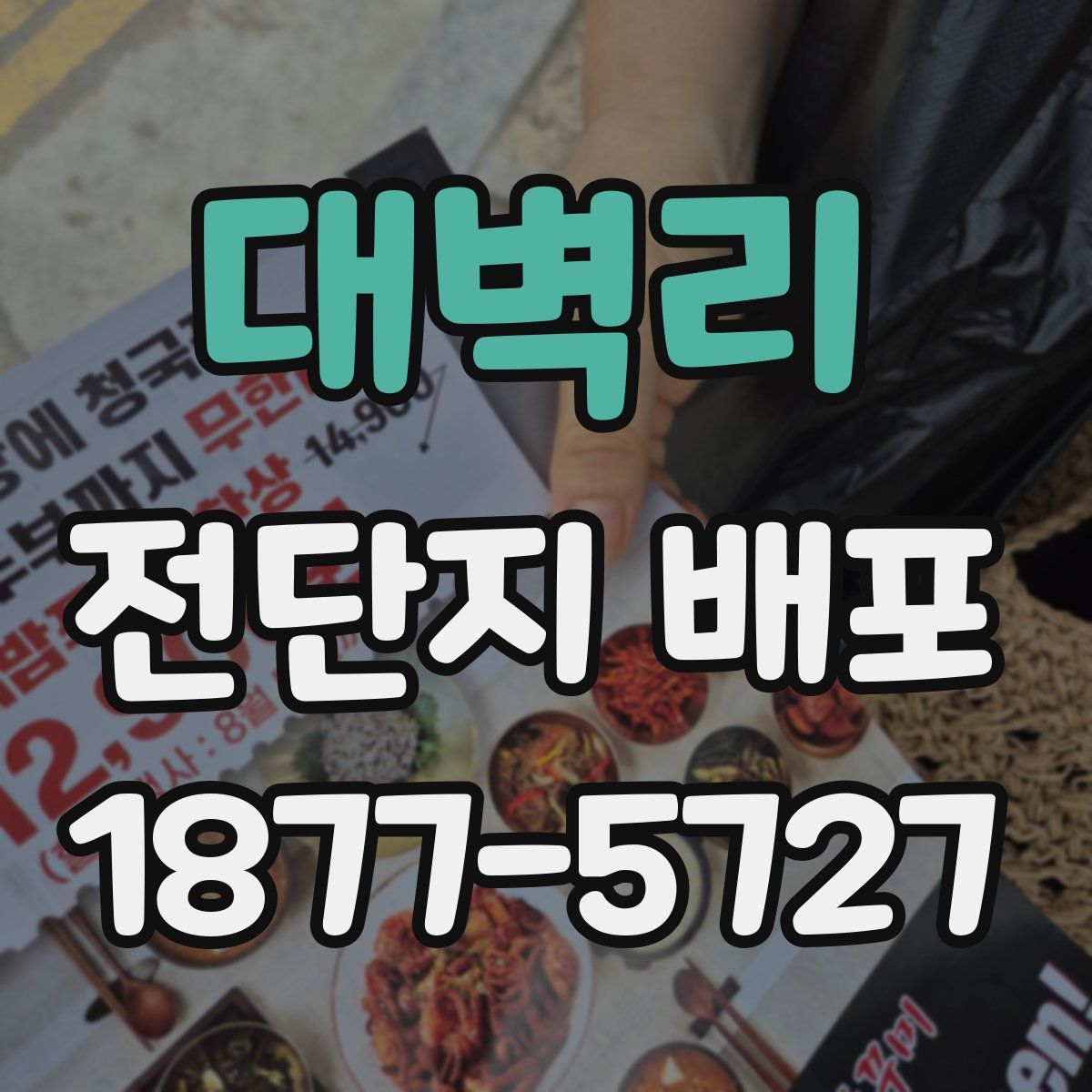 대벽리 전단지 배포