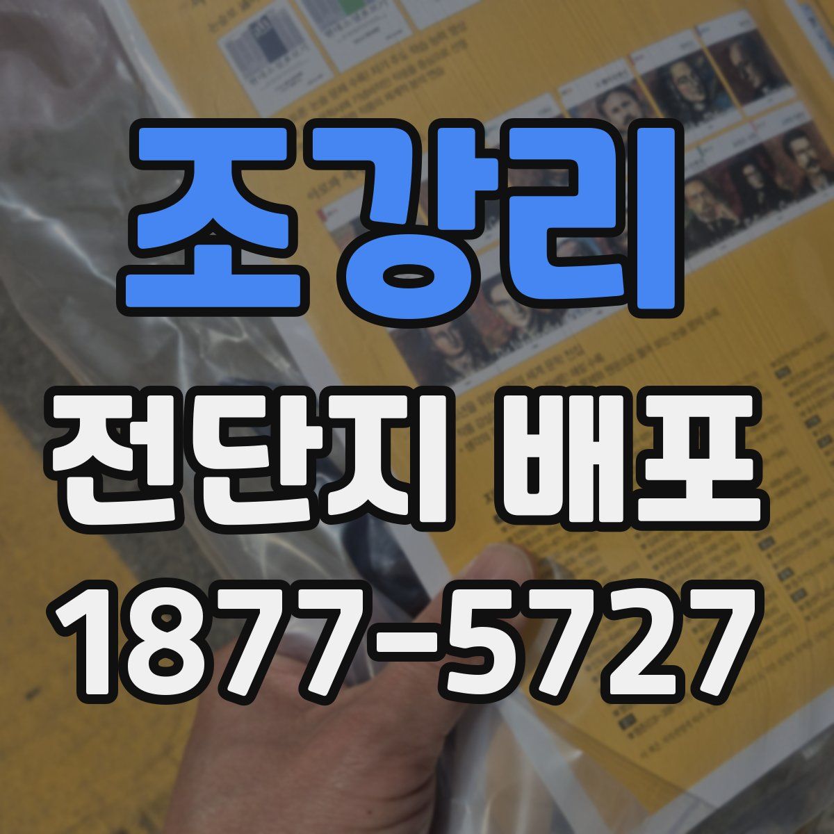 조강리 전단지 배포