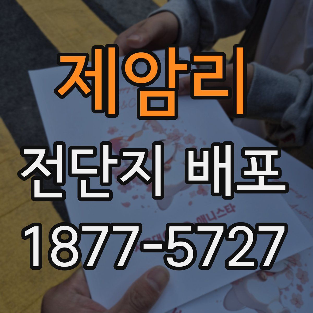 제암리 전단지 배포