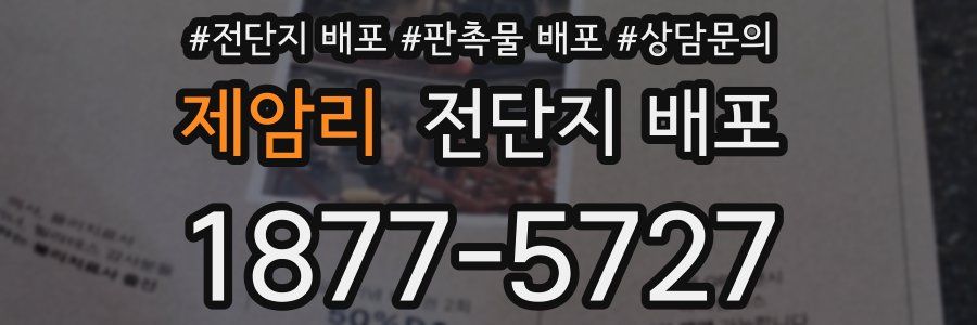 제암리 전단지 배포