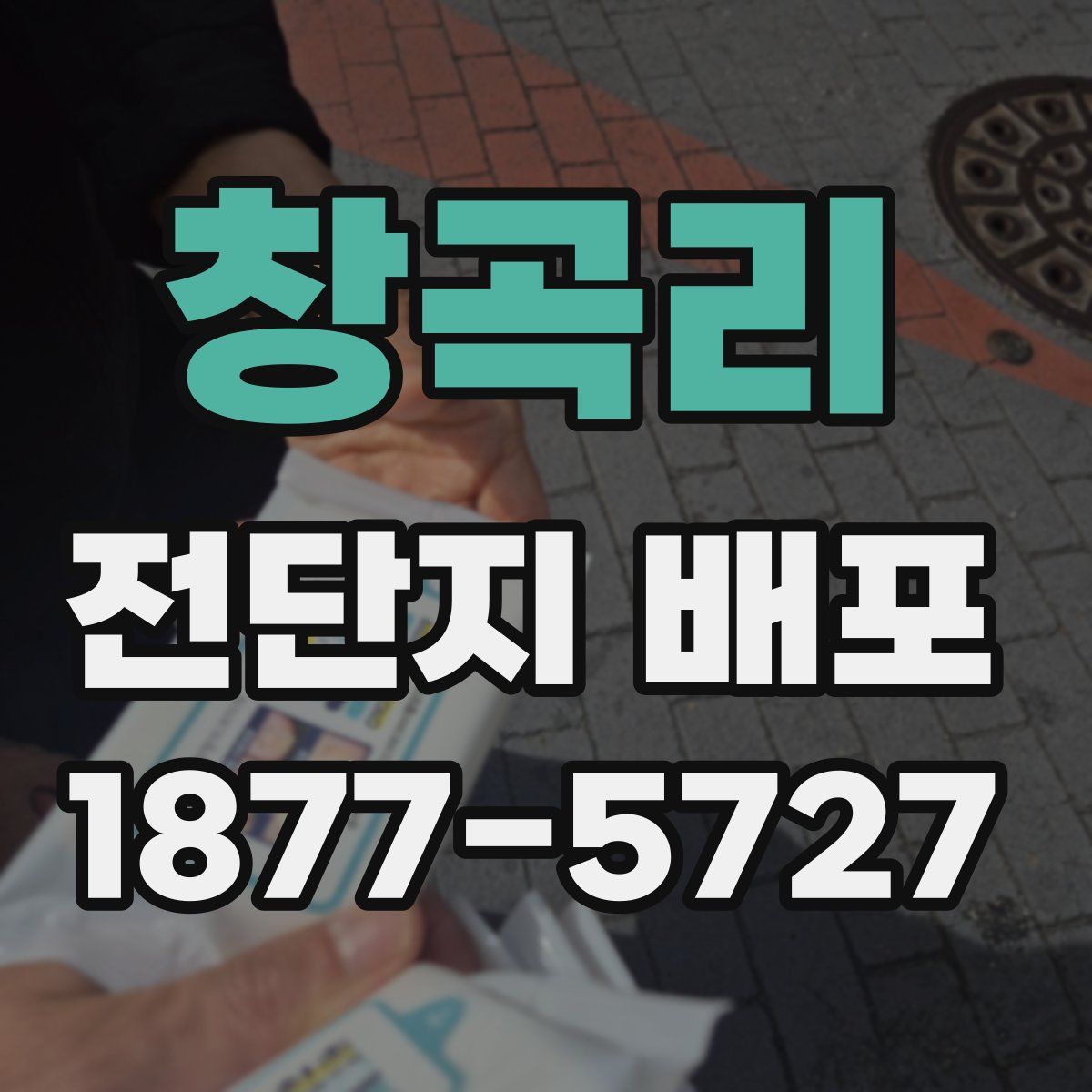 창곡리 전단지 배포