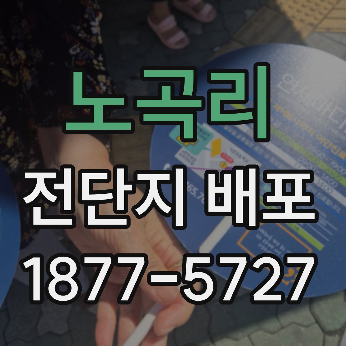 노곡리 전단지 배포