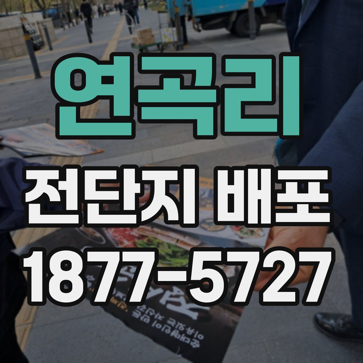 연곡리 전단지 배포