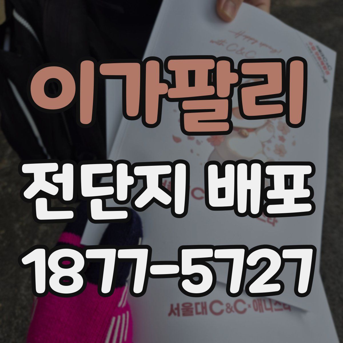 이가팔리 전단지 배포