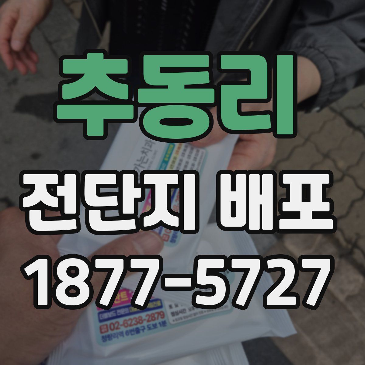 추동리 전단지 배포
