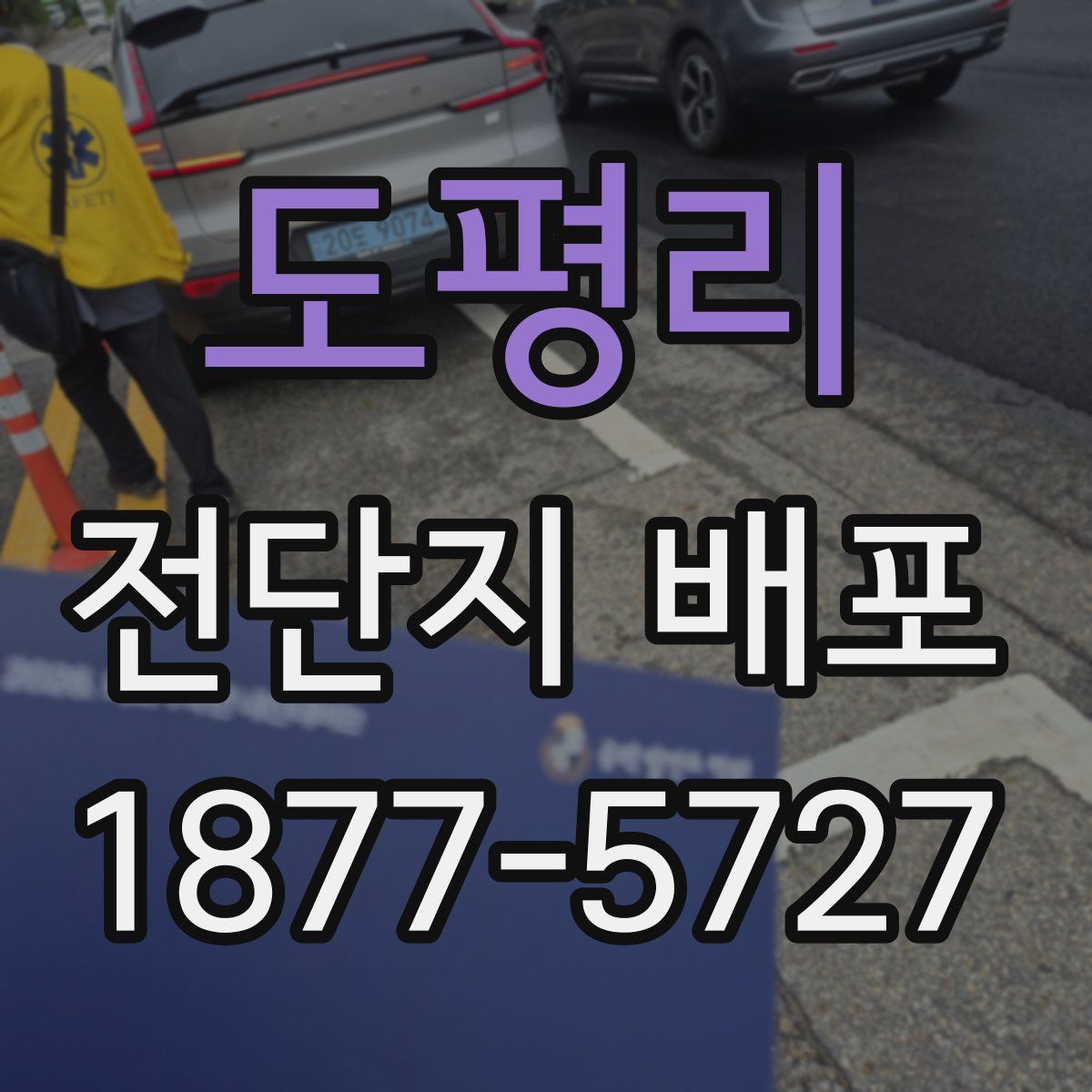 도평리 전단지 배포