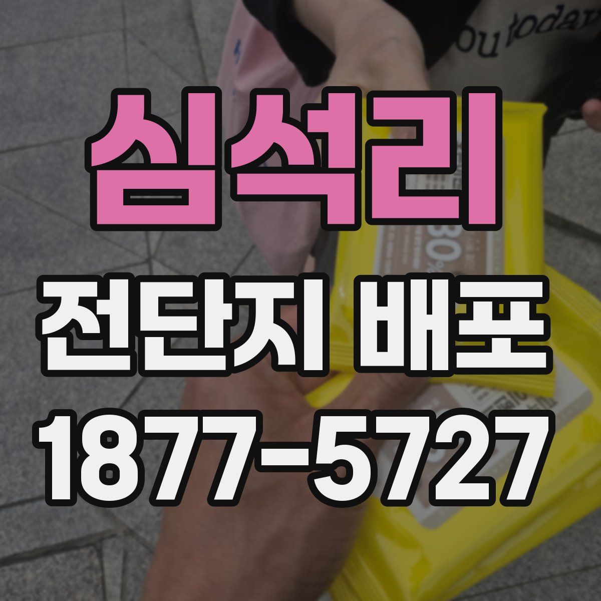 심석리 전단지 배포