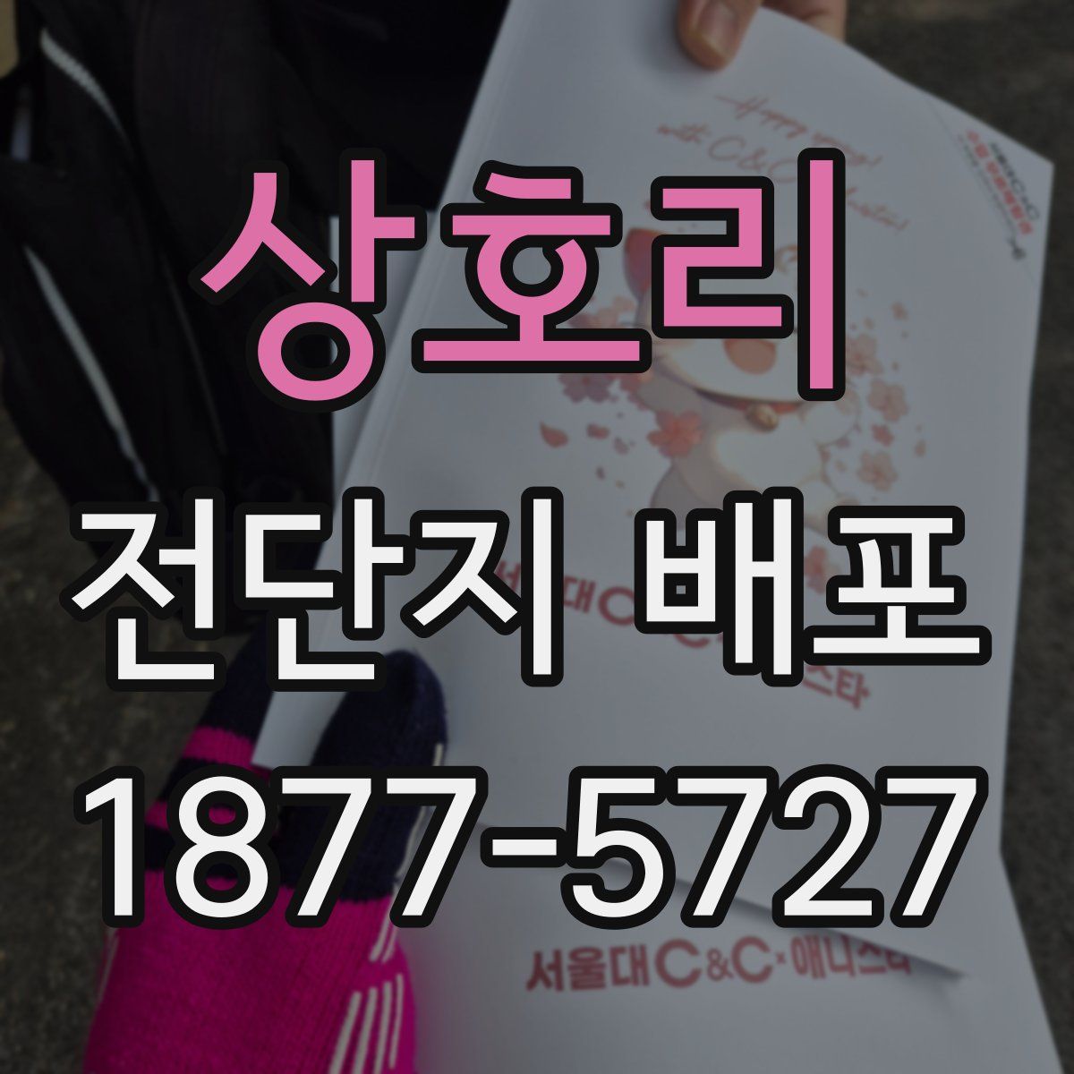 상호리 전단지 배포