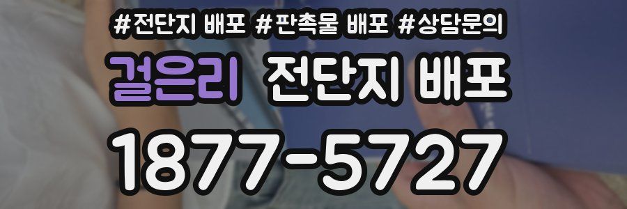 걸은리 전단지 배포