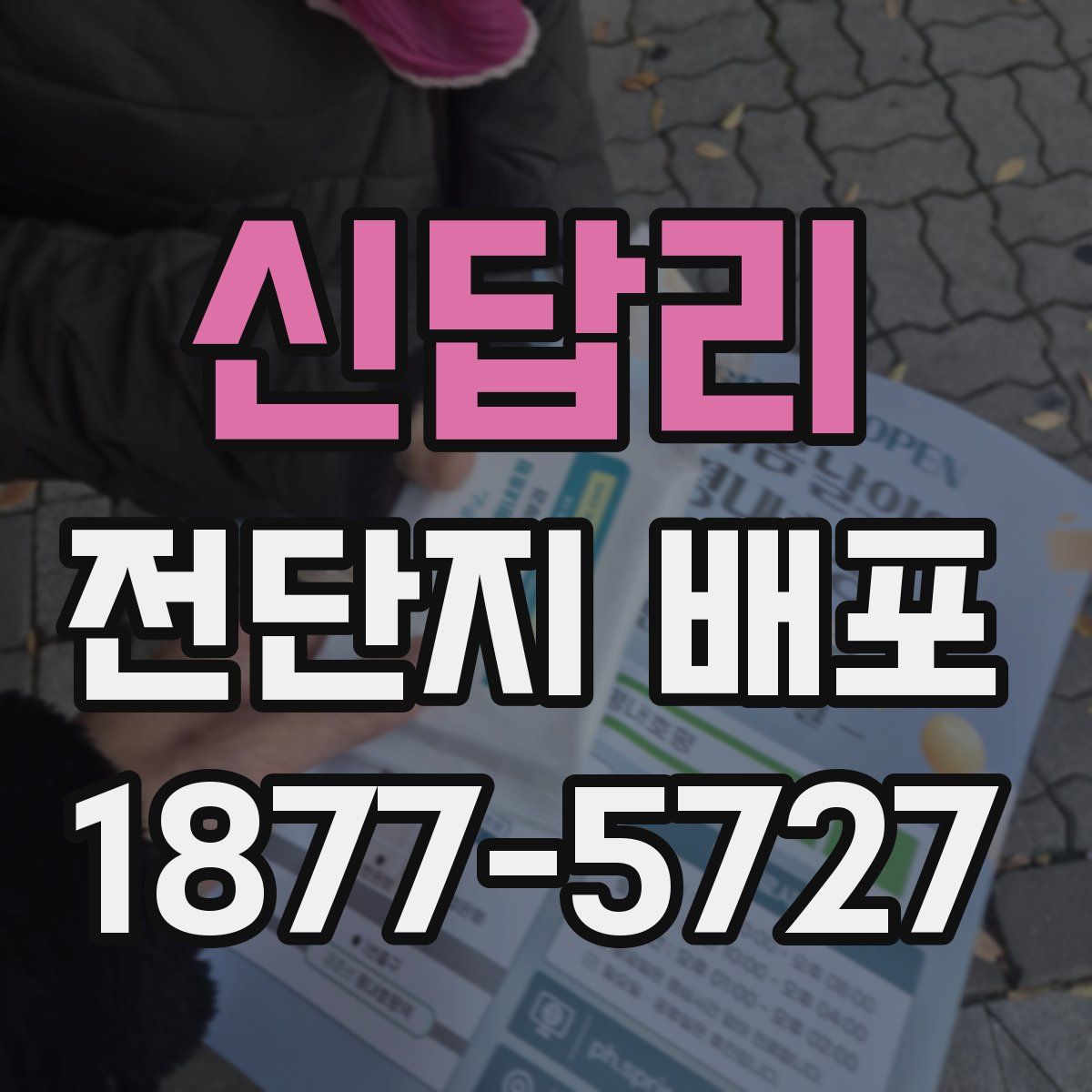 신답리 전단지 배포