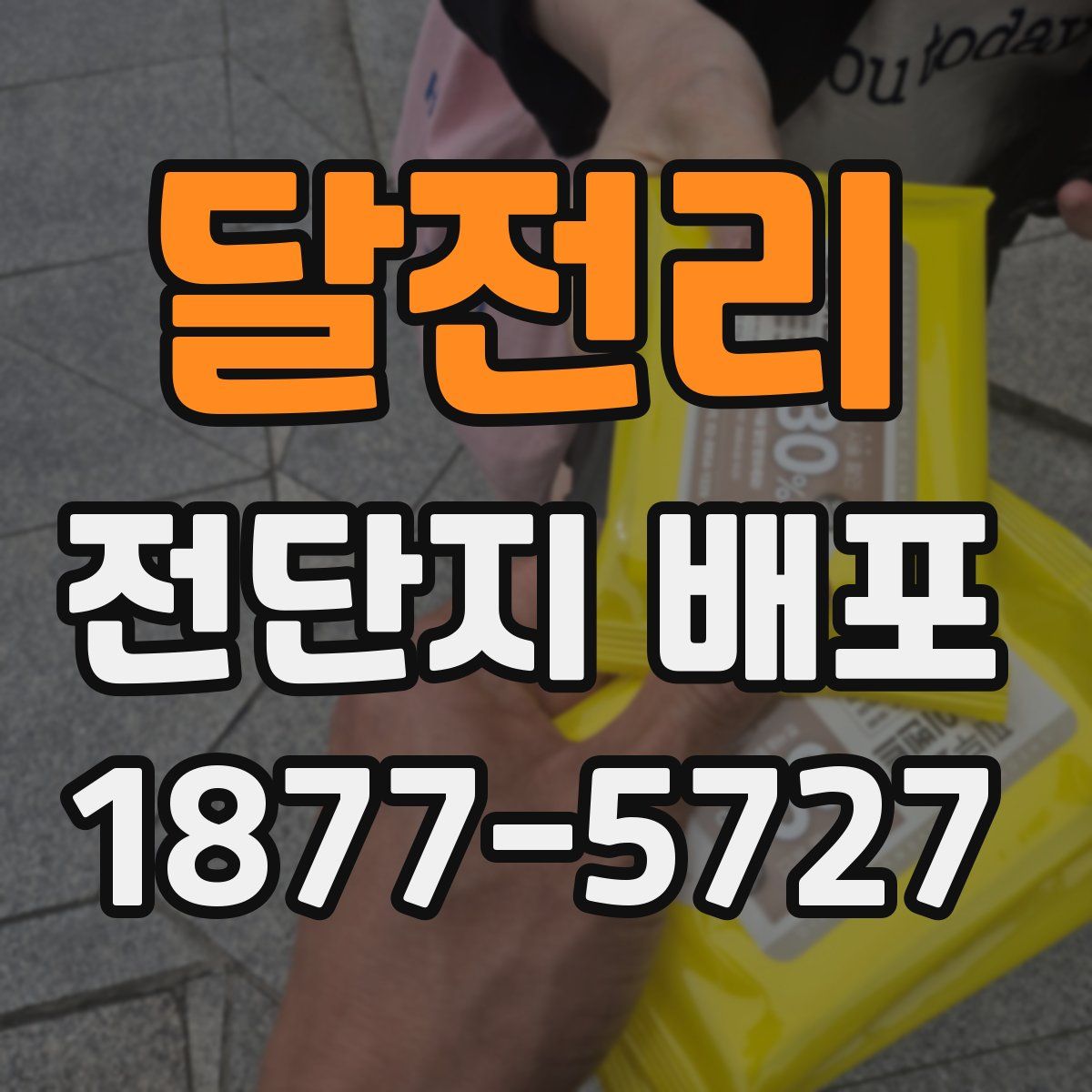 달전리 전단지 배포