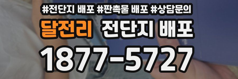 달전리 전단지 배포