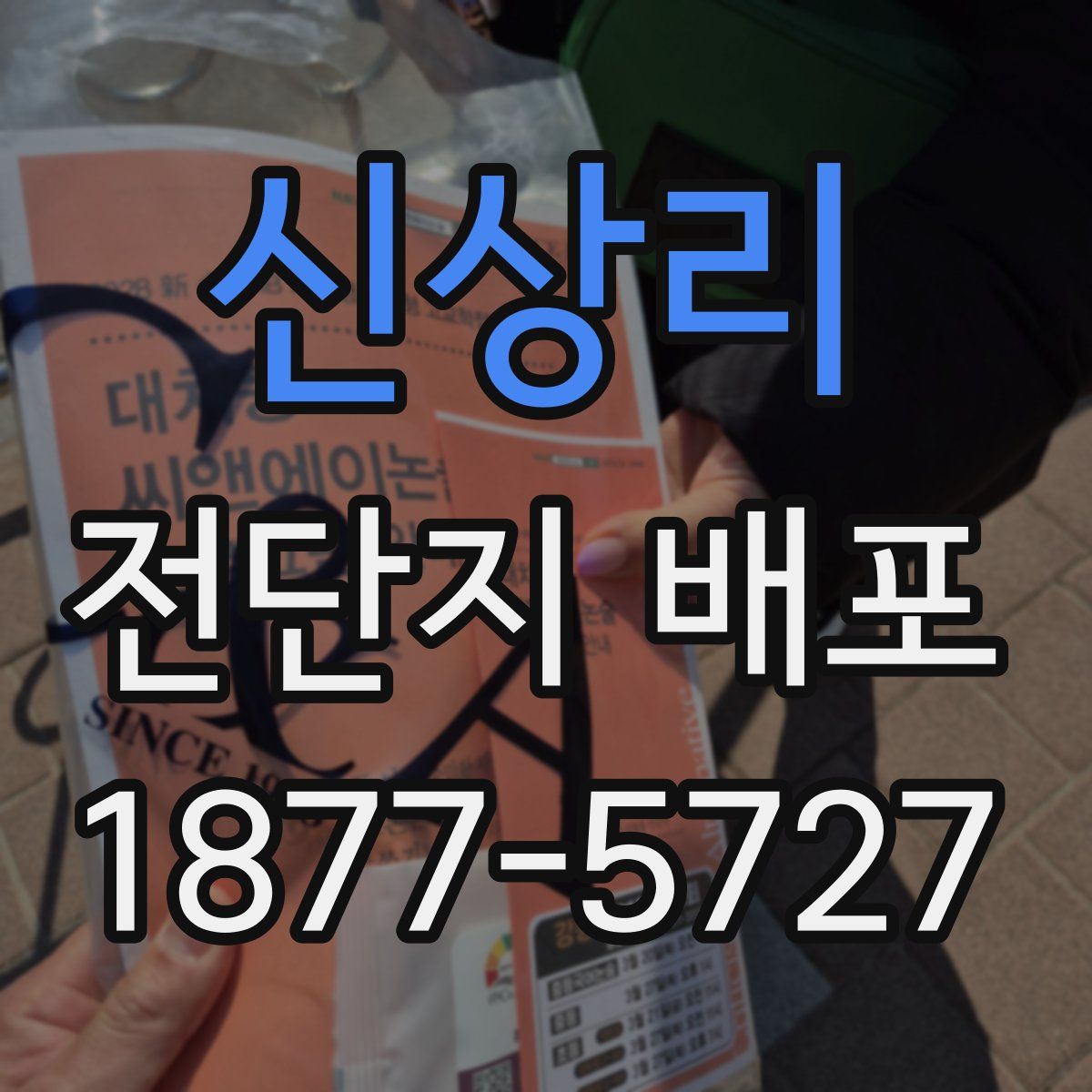 신상리 전단지 배포