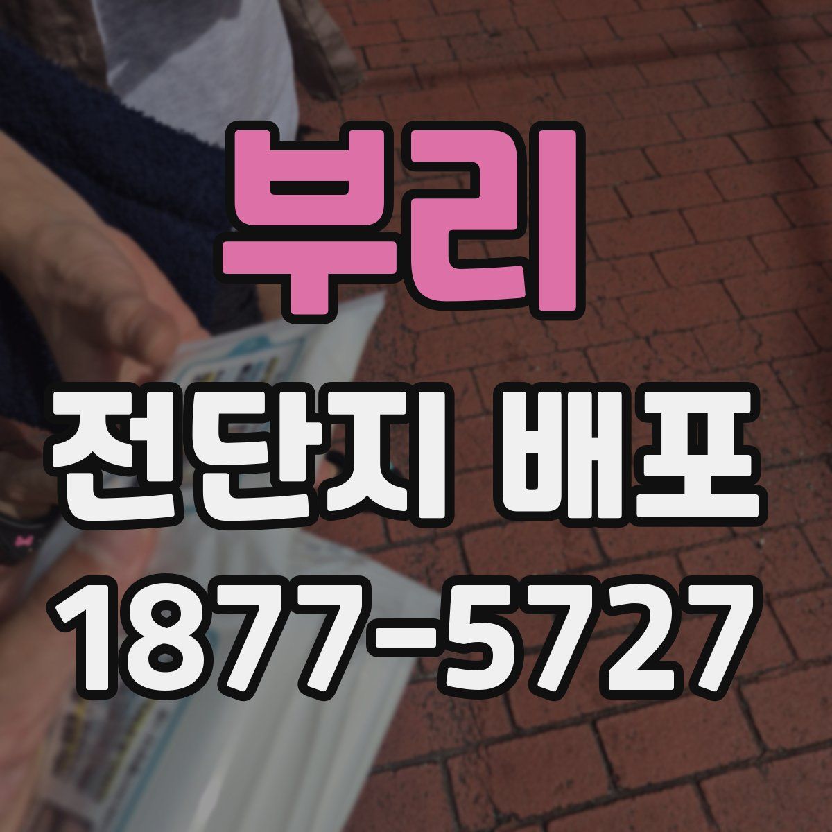 부리 전단지 배포