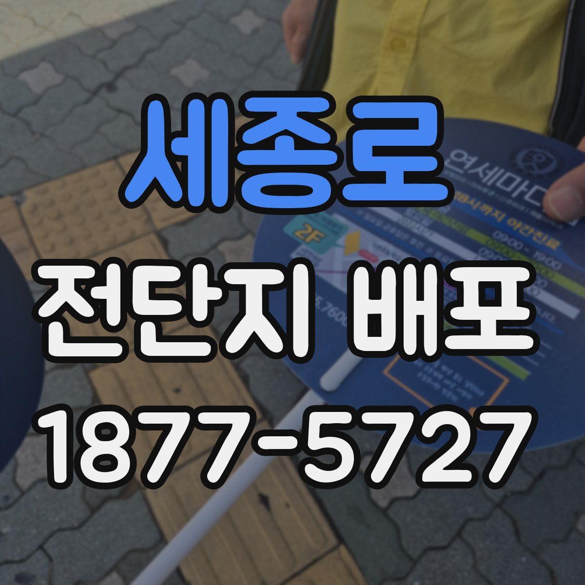 세종로 전단지 배포