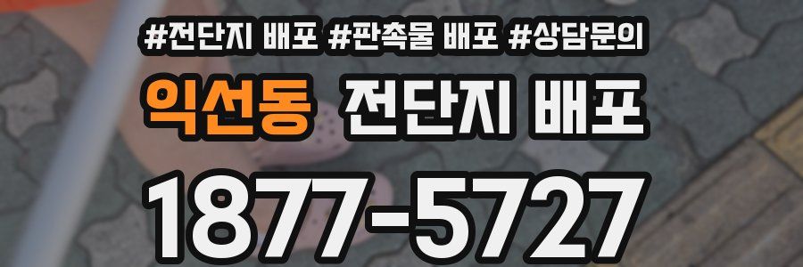 익선동 전단지 배포