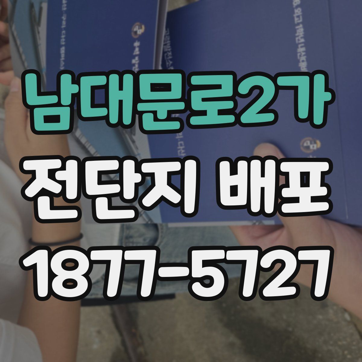 남대문로2가 전단지 배포