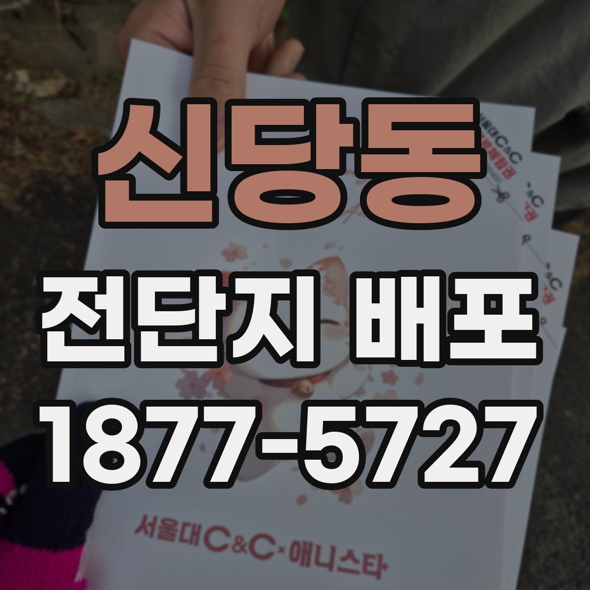 신당동 전단지 배포