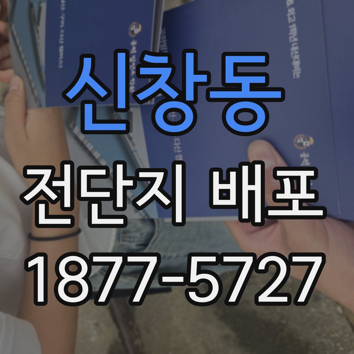 신창동 전단지 배포